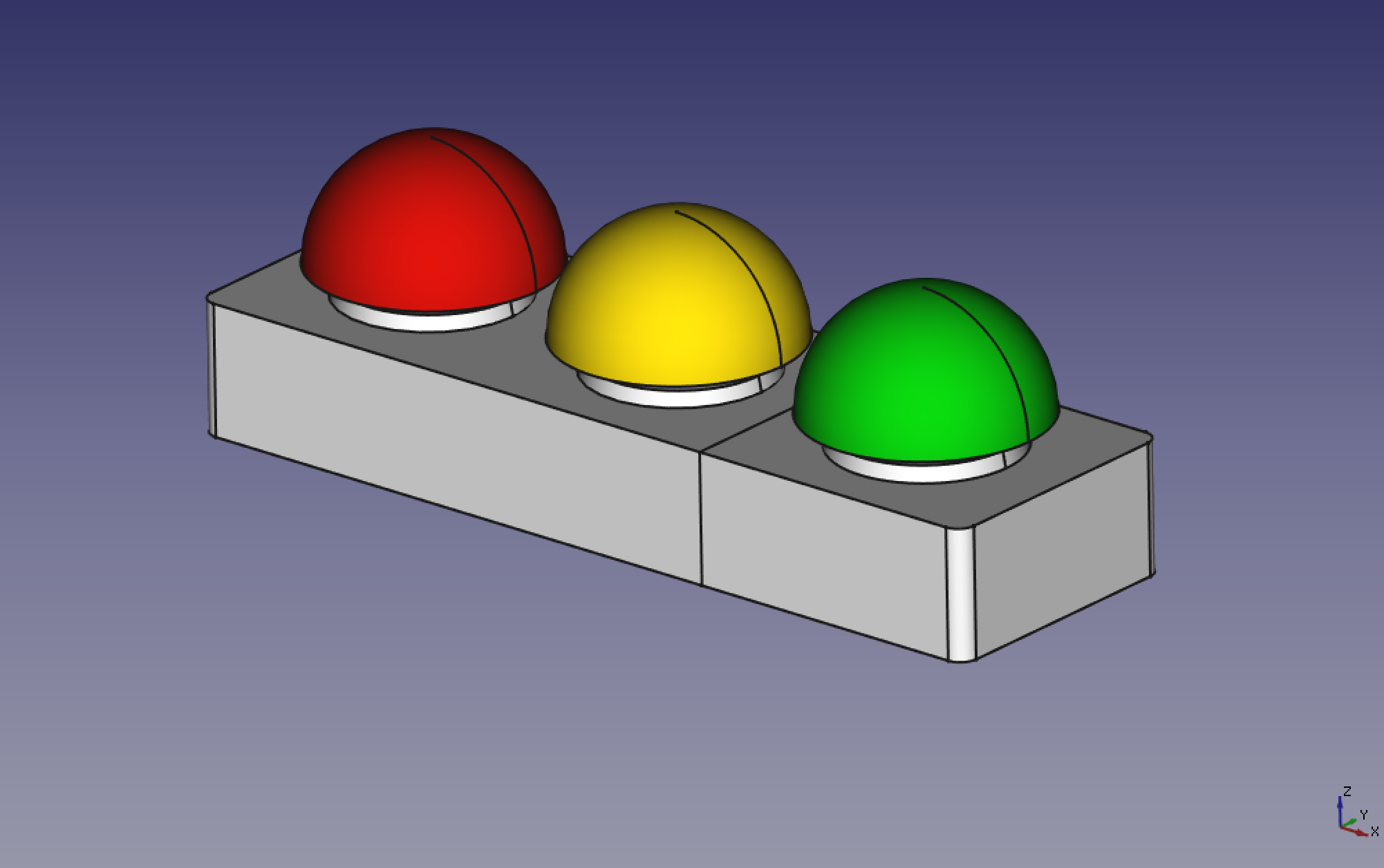 Simplistic CAD model