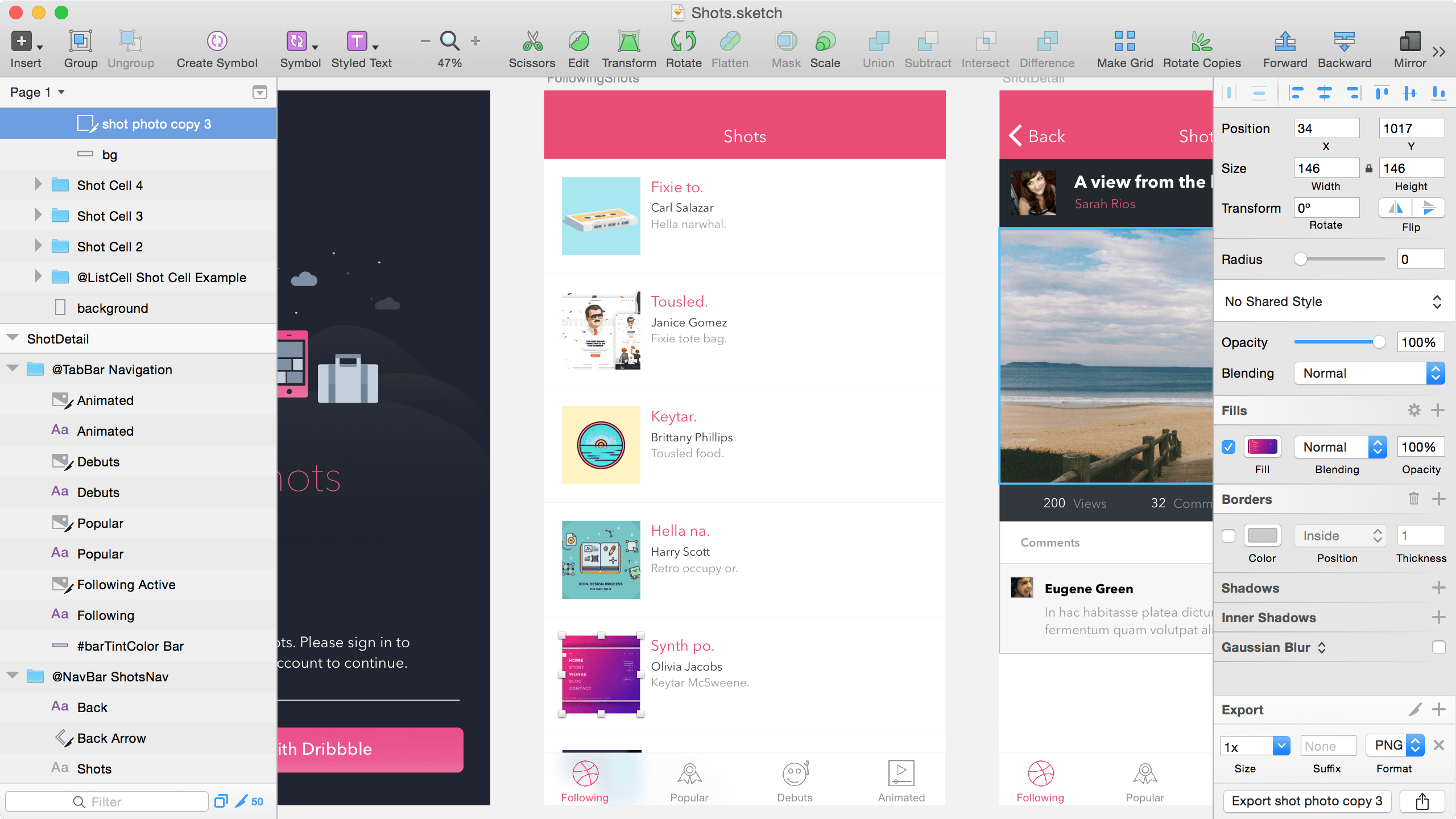 Screenshot Sketch App