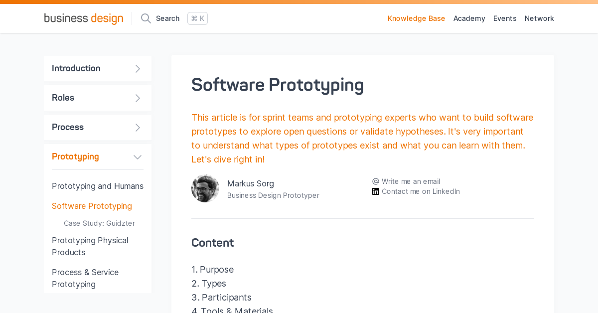 Software Prototyping